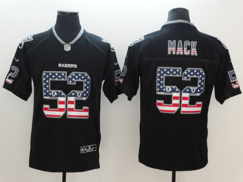 Men's Las Vegas Raiders Khalil Mack #52 Black Jersey